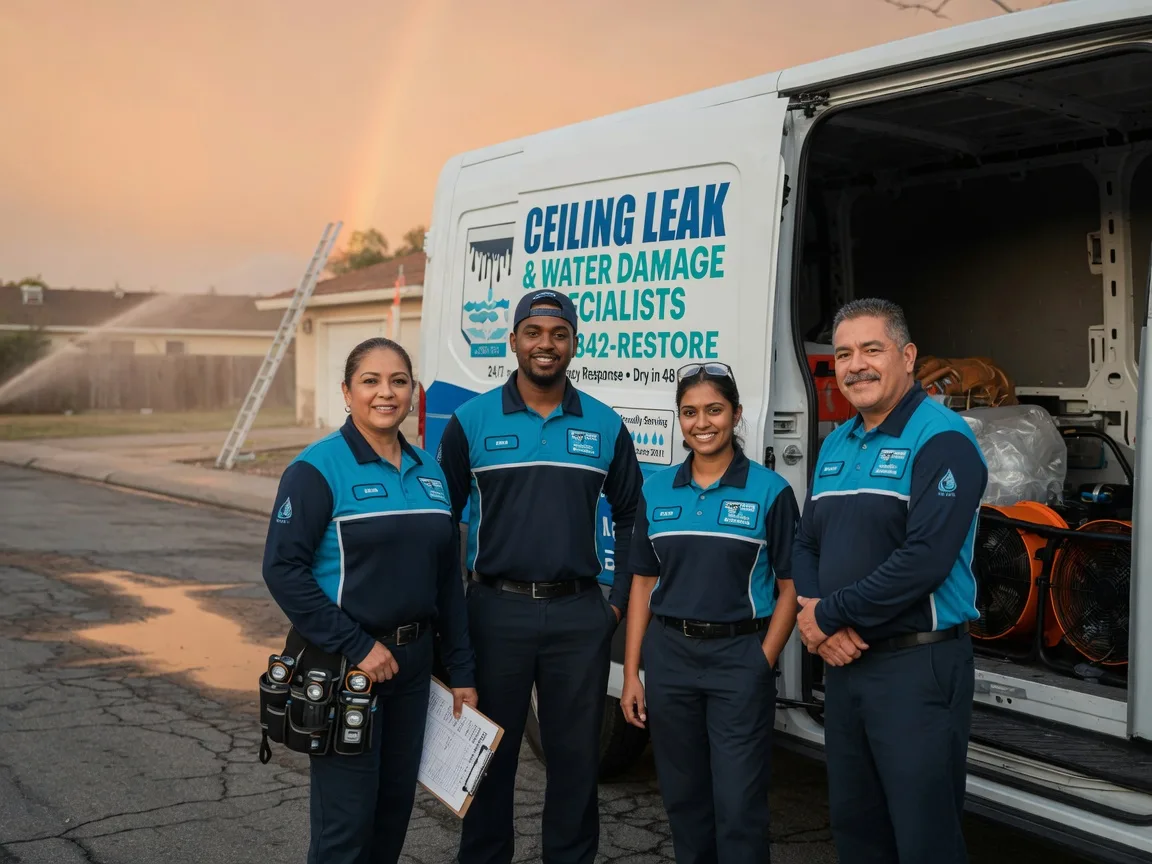 Ceiling Leak Cleanup company in Burgess, VA